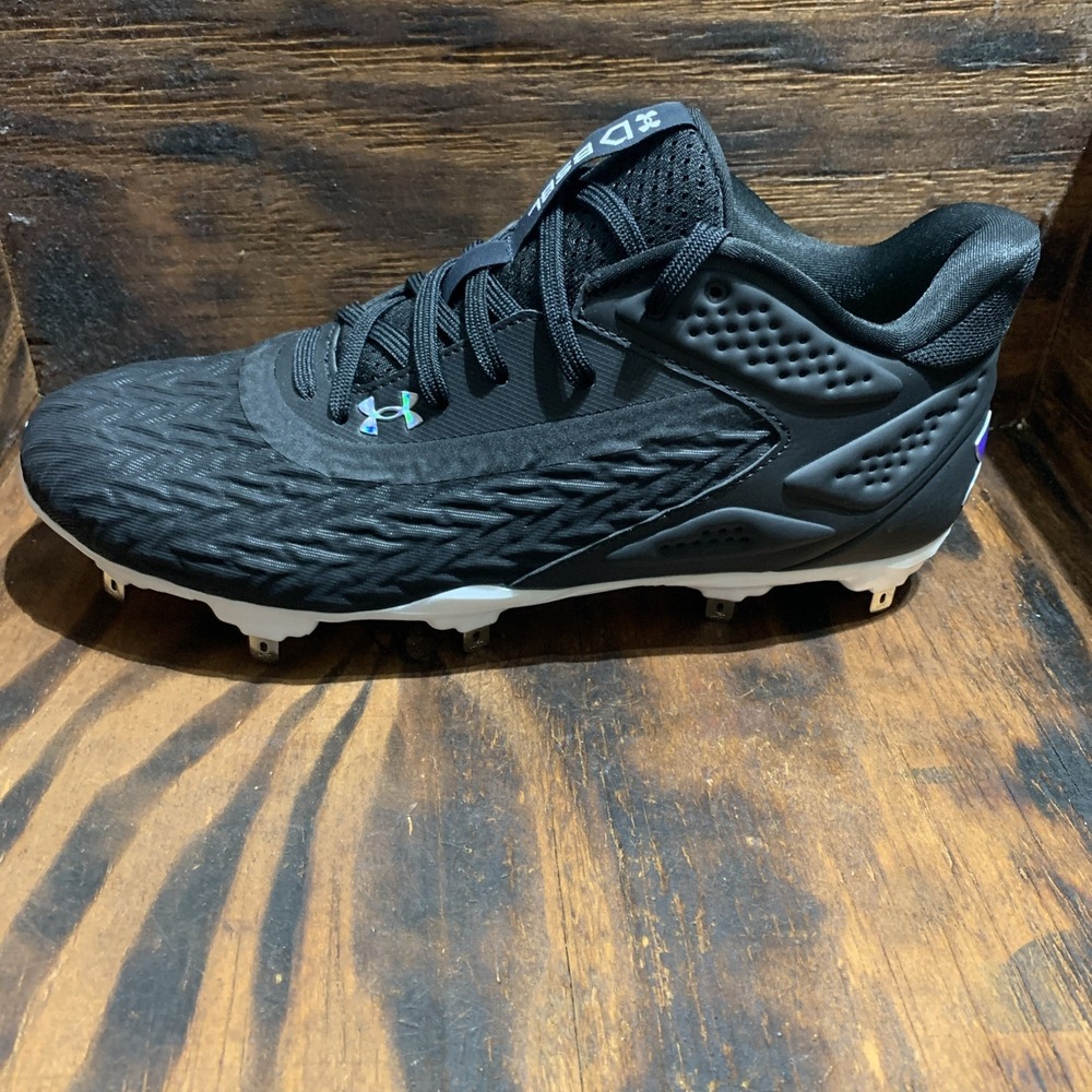 Under Armour Mens Size 8.5 Baseball‎ Cleats Black Yard MT 3.0 3027450-001 New